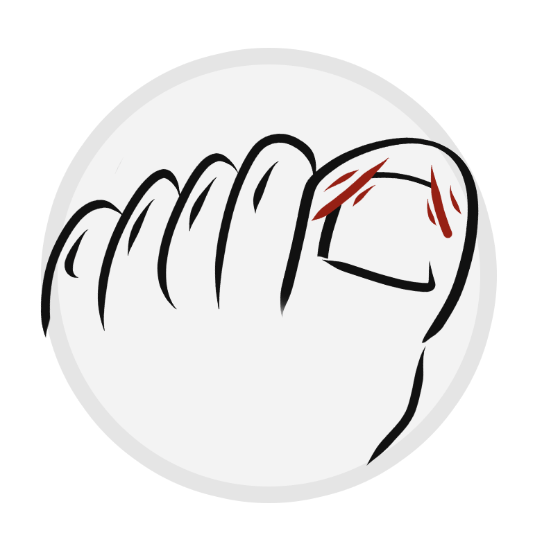Ingrown Toe Nails Icon